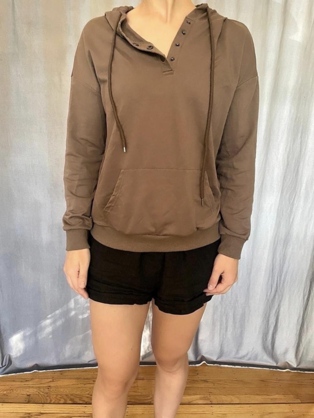 Brown Pullover Hoodie Like New